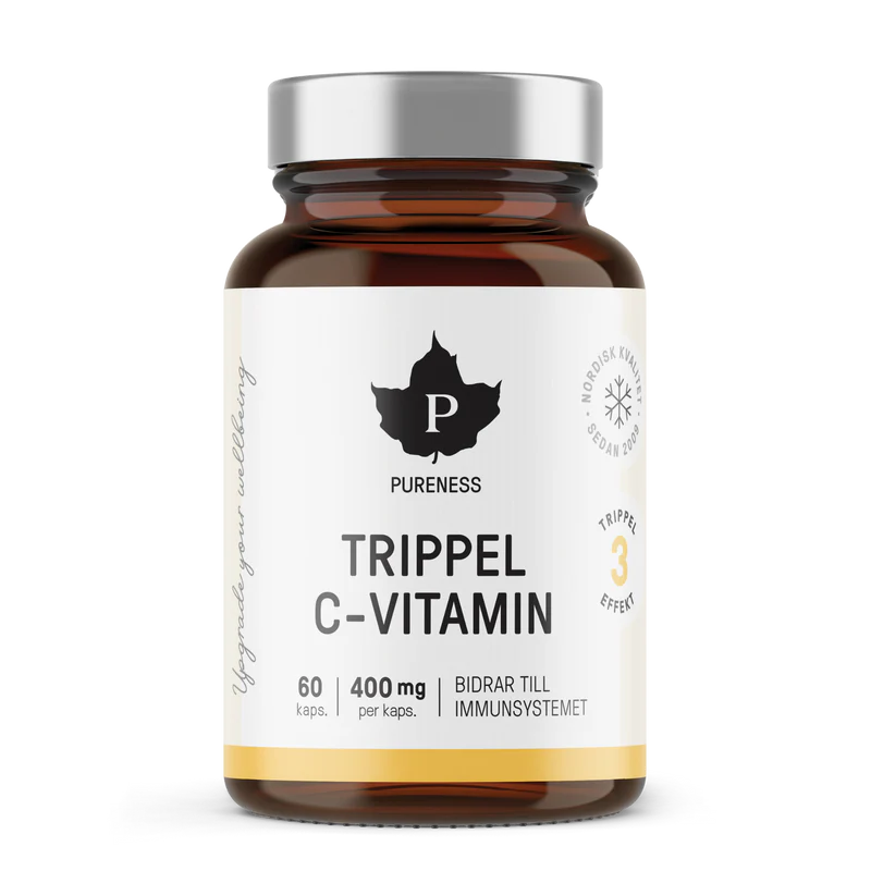 Pureness Trippel C-Vitamin (120 kapslar)