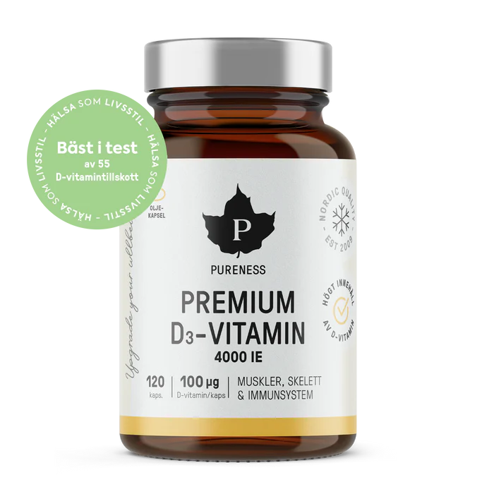 Pureness Premium D-Vitamin (120 Kapslar)